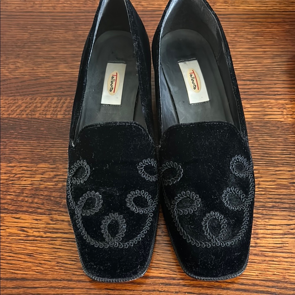 Talbots Black Velvet Women's Shoes